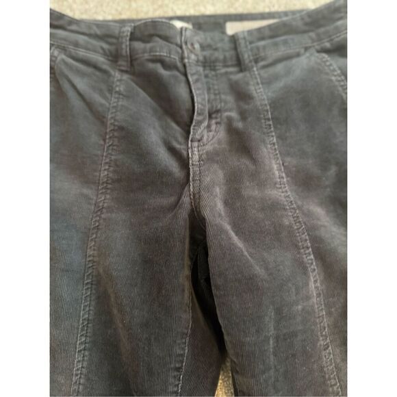 LIKE NEW Pilcro And The Letterpress Stet Corduory Gray Crop Pant - Size 29 - Picture 2 of 8